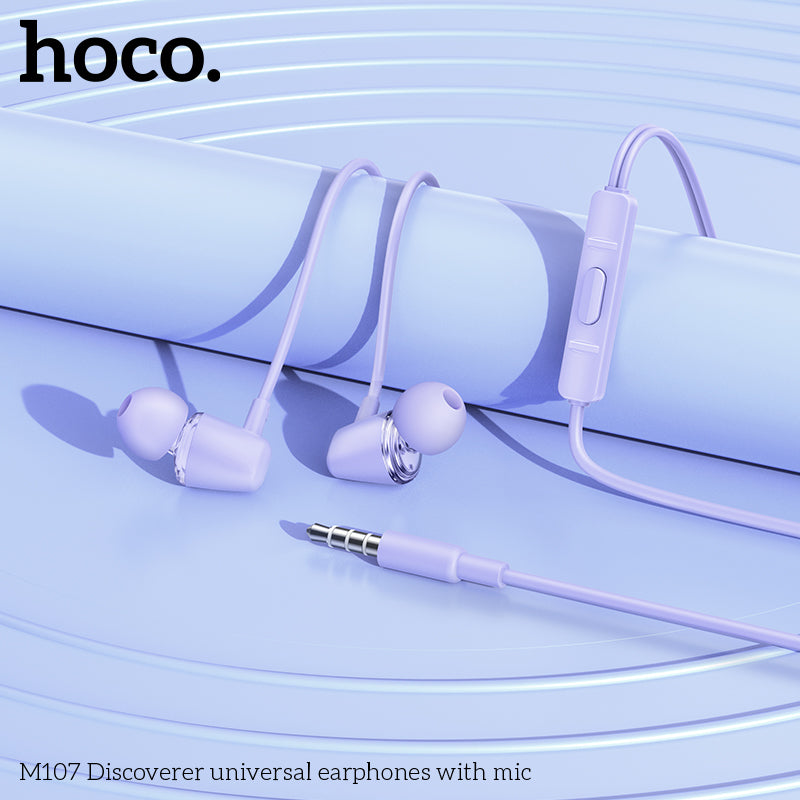 HD_SYNC:M107 Discoverer universal earphones with mic