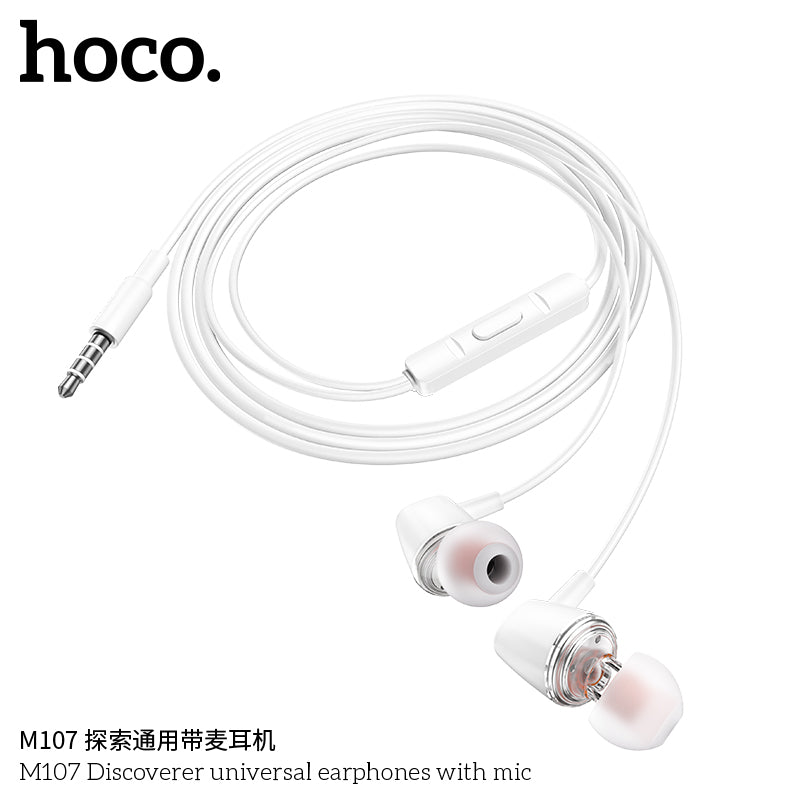 HD_SYNC:M107 Discoverer universal earphones with mic