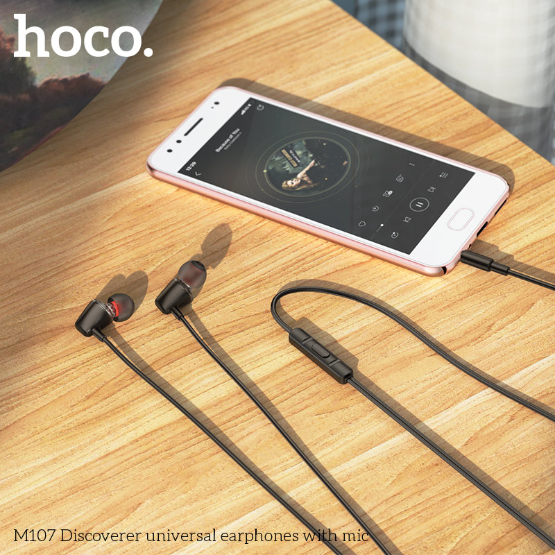 HD_SYNC:M107 Discoverer universal earphones with mic