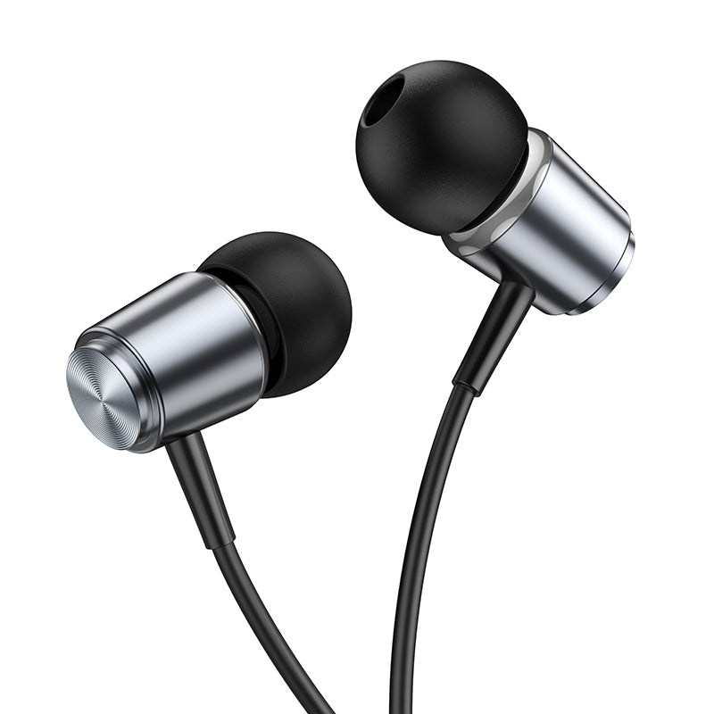 HD_SYNC:M108 Spring metal universal earphones with mic