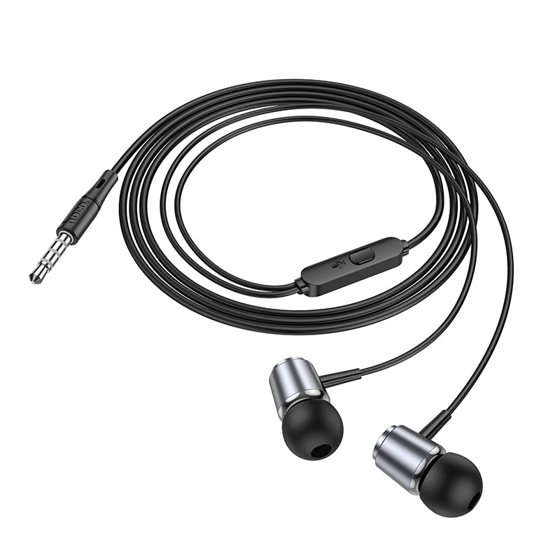 HD_SYNC:M108 Spring metal universal earphones with mic
