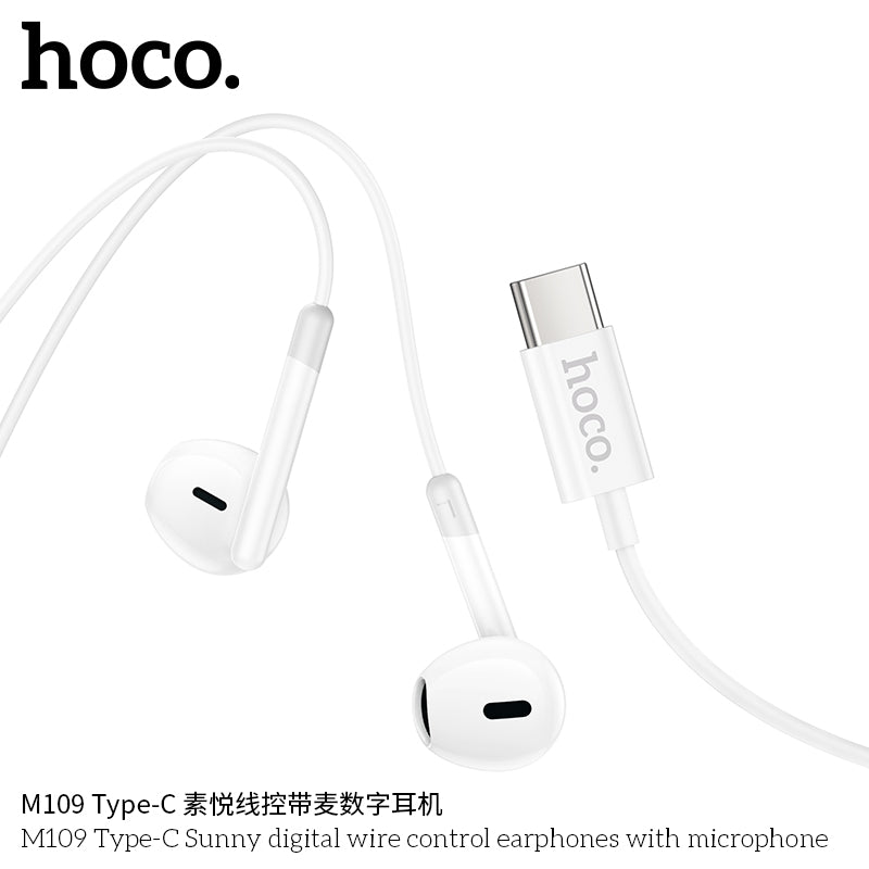 HD_SYNC:M109 Type-C Sunny digital wire control earphones with microphone