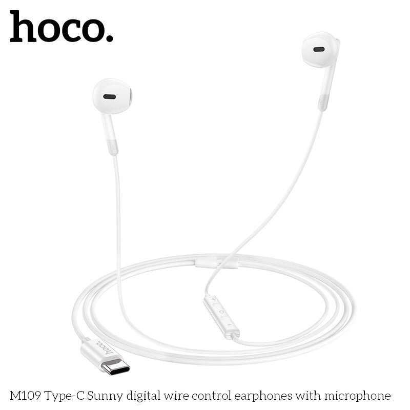 HD_SYNC:M109 Type-C Sunny digital wire control earphones with microphone