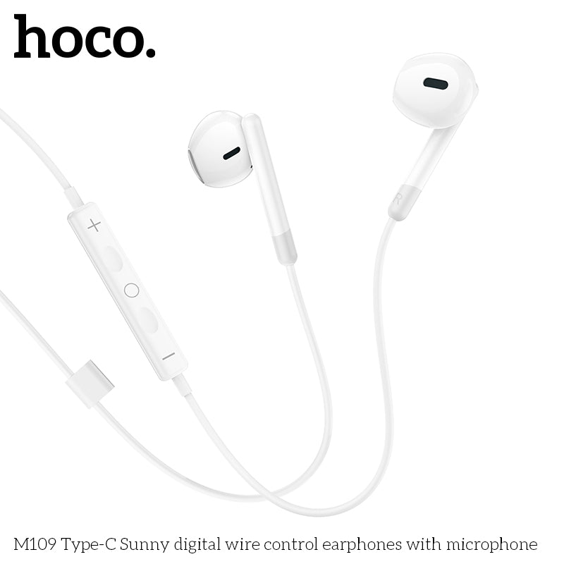 HD_SYNC:M109 Type-C Sunny digital wire control earphones with microphone