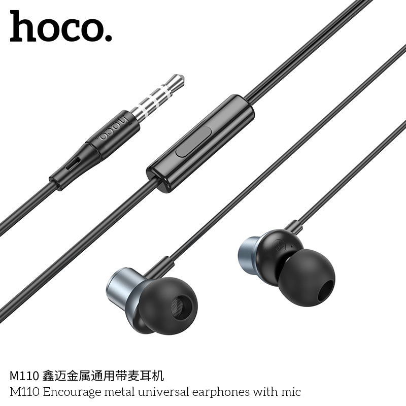 HD_SYNC:M110 Encourage metal universal earphones with mic