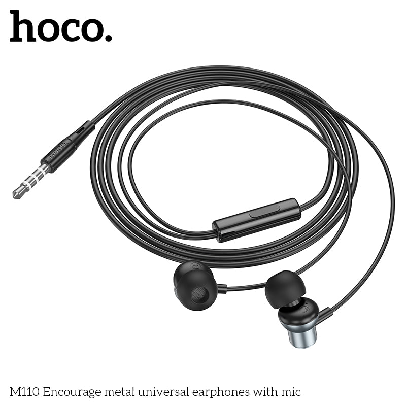 HD_SYNC:M110 Encourage metal universal earphones with mic