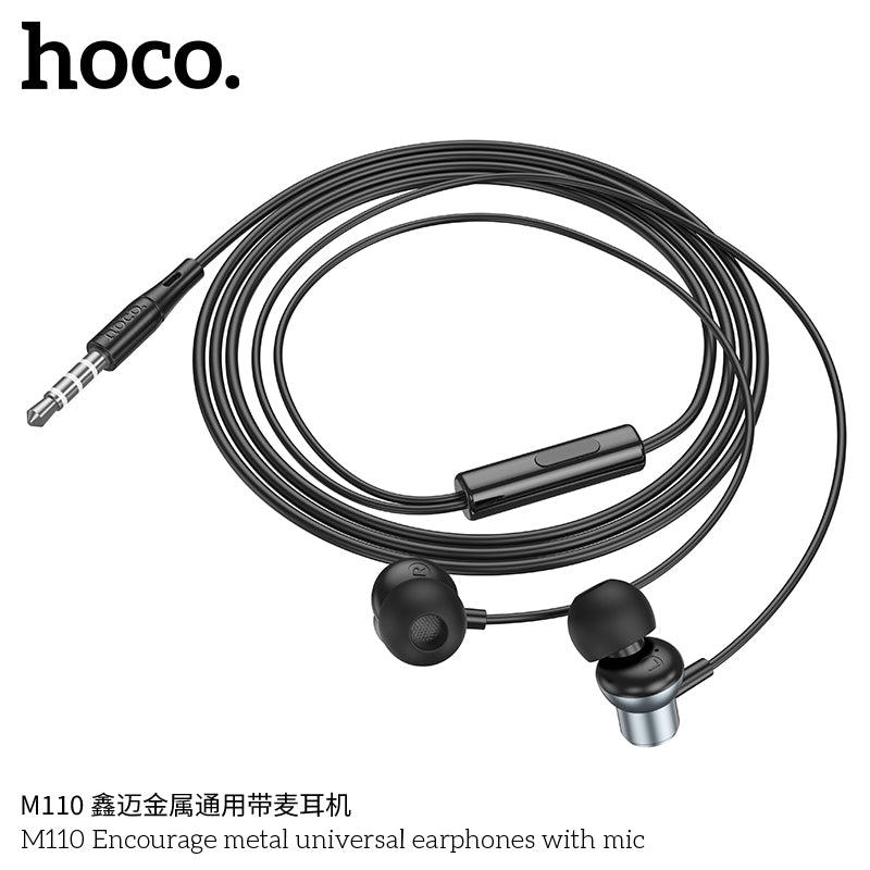 HD_SYNC:M110 Encourage metal universal earphones with mic