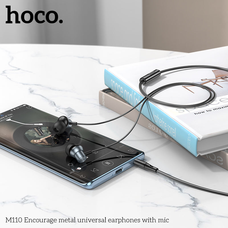 HD_SYNC:M110 Encourage metal universal earphones with mic