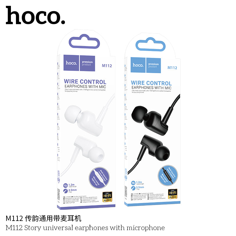 HD_SYNC:M112 Story universal earphones with microphone