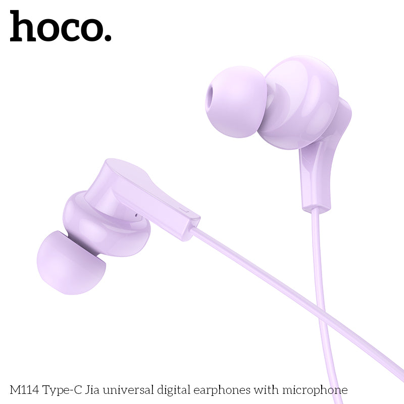 HD_SYNC:M114 Type-C Jia universal digital earphones with microphone