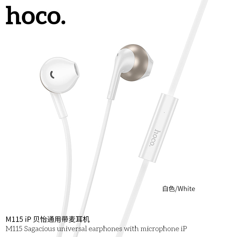 HD_SYNC:M115 Sagacious universal earphones with microphone iP