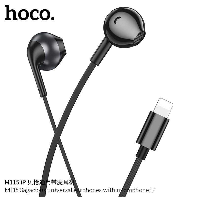 HD_SYNC:M115 Sagacious universal earphones with microphone iP