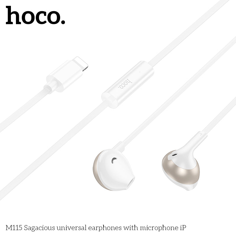 HD_SYNC:M115 Sagacious universal earphones with microphone iP