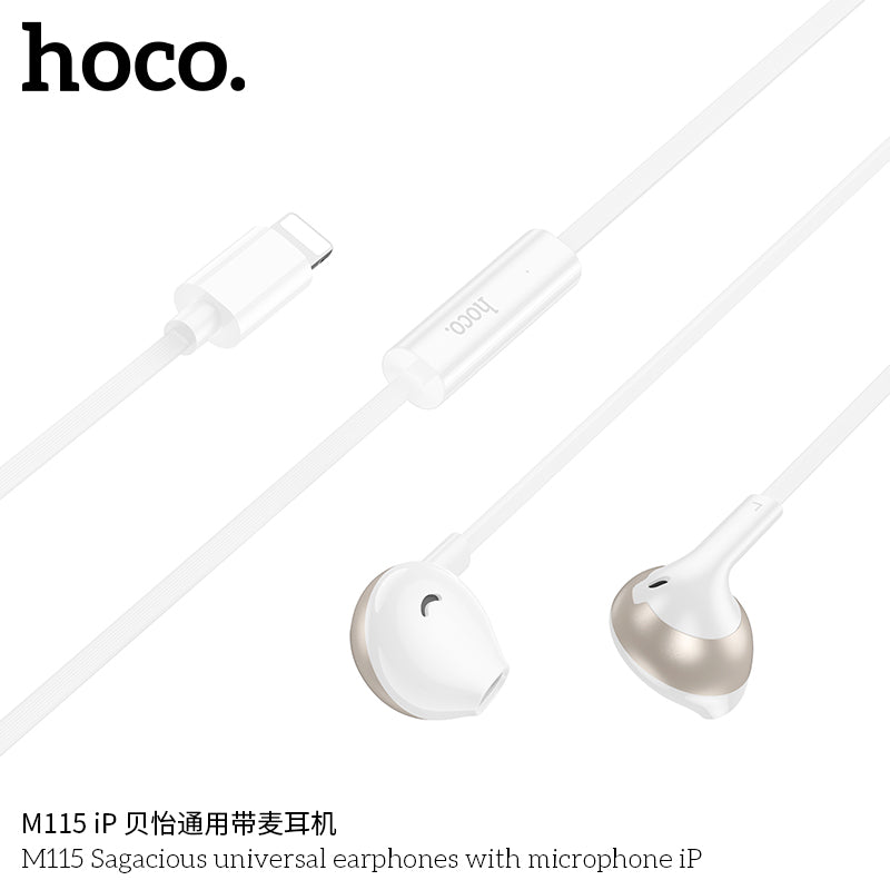 HD_SYNC:M115 Sagacious universal earphones with microphone Type-C