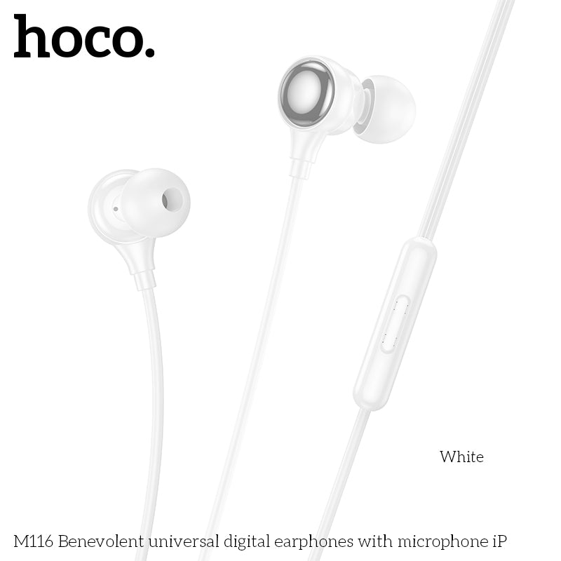 HD_SYNC:M116 Benevolent universal digital earphones with microphone iP
