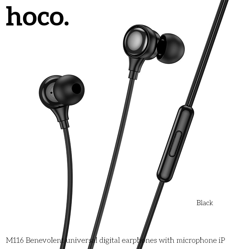 HD_SYNC:M116 Benevolent universal digital earphones with microphone Type-C