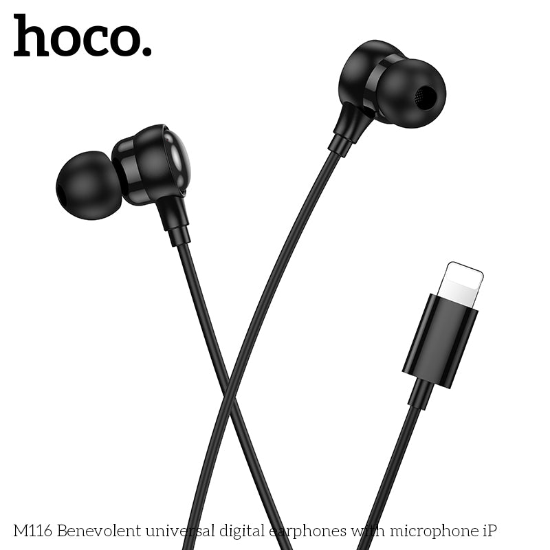 HD_SYNC:M116 Benevolent universal digital earphones with microphone iP