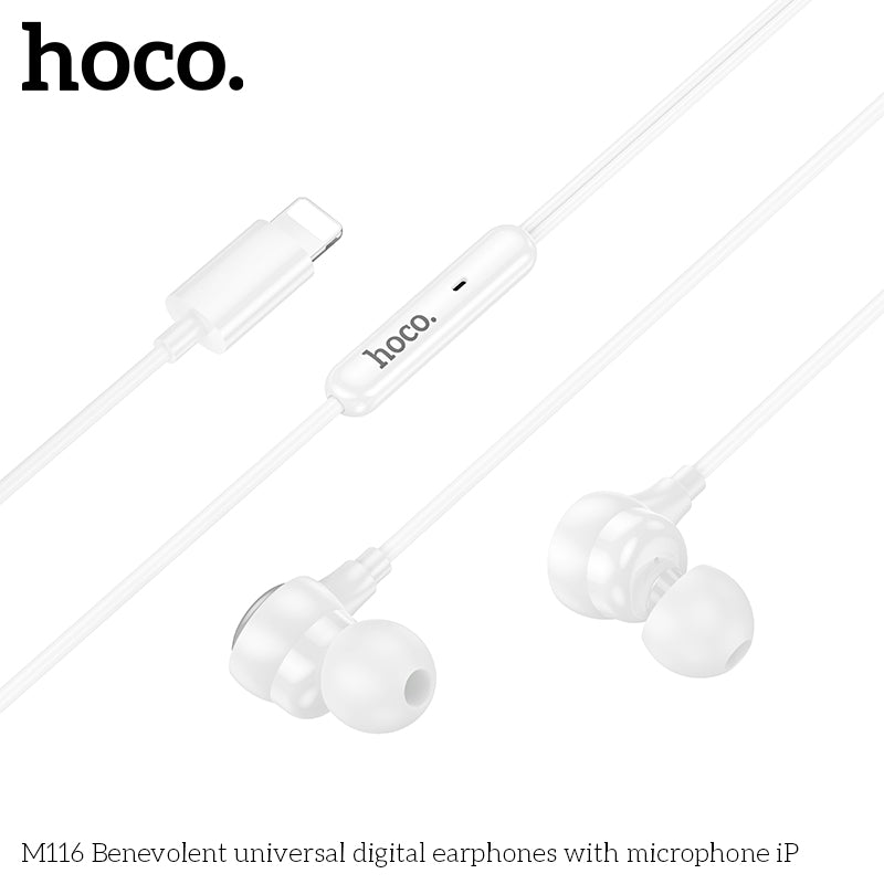 HD_SYNC:M116 Benevolent universal digital earphones with microphone iP