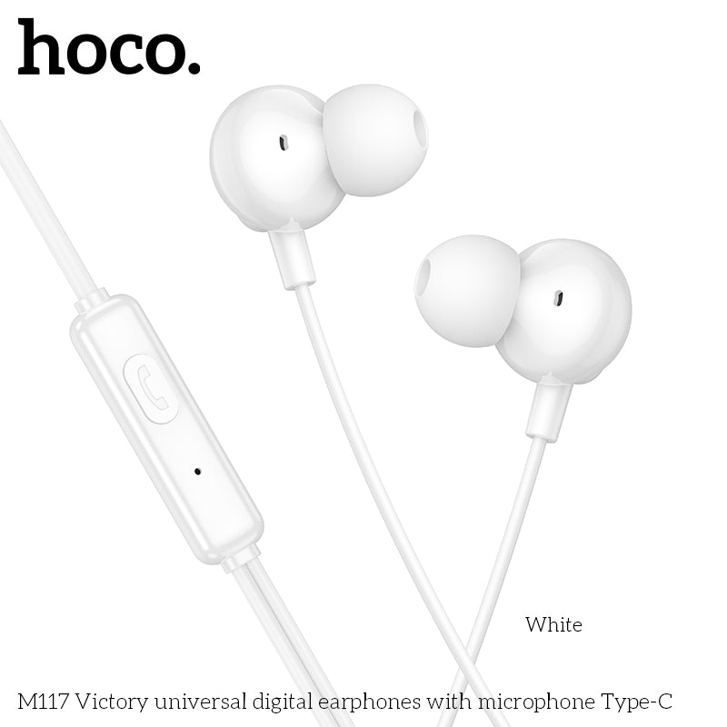 HD_SYNC:M117 Victory universal digital earphones with microphone Type-C