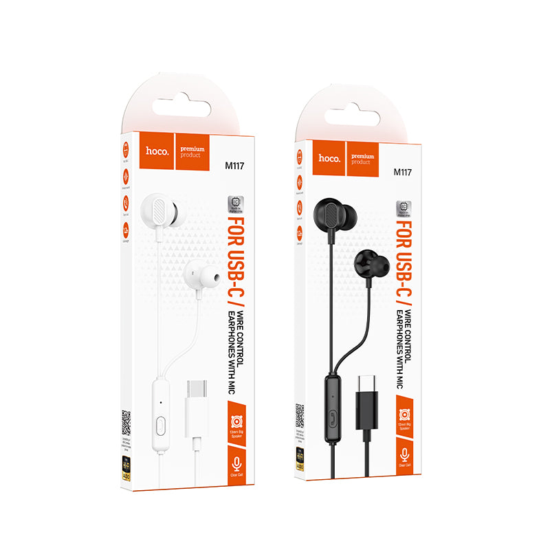 HD_SYNC:M117 Victory universal digital earphones with microphone Type-C