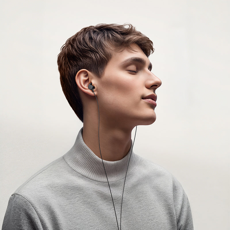 HD_SYNC:M118 Type-C Column universal digital earphones with microphone