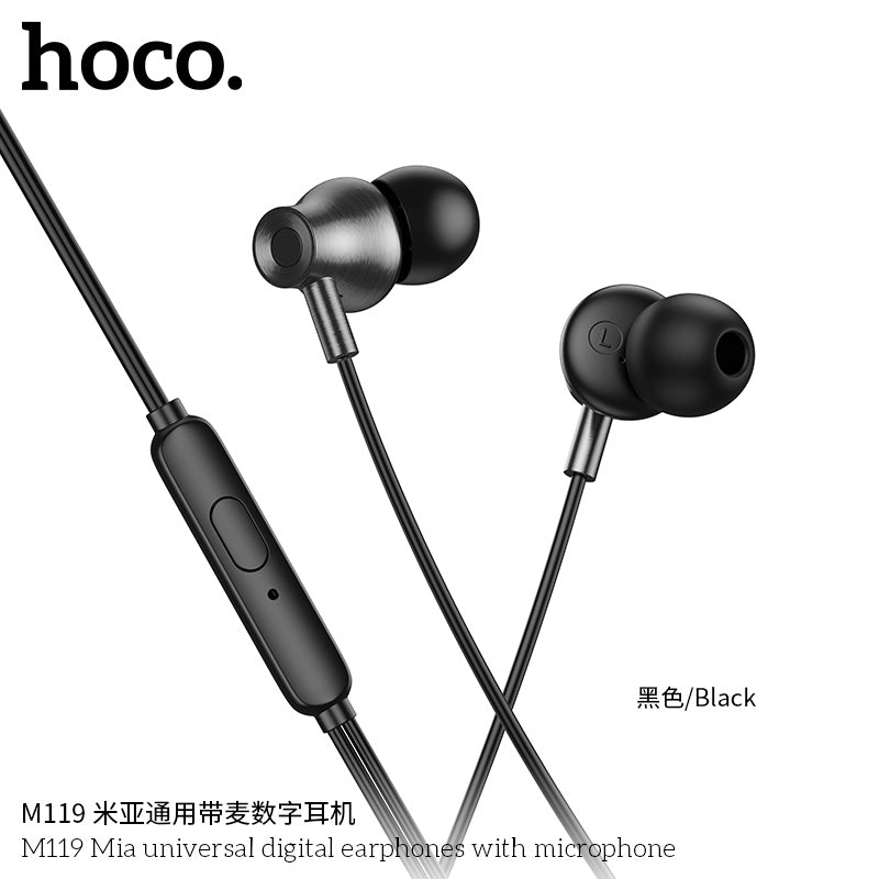 HD_SYNC:M119 Mia universal earphones with microphone