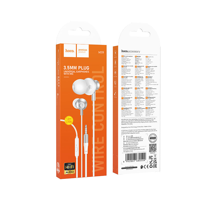 HD_SYNC:M119 Mia universal earphones with microphone