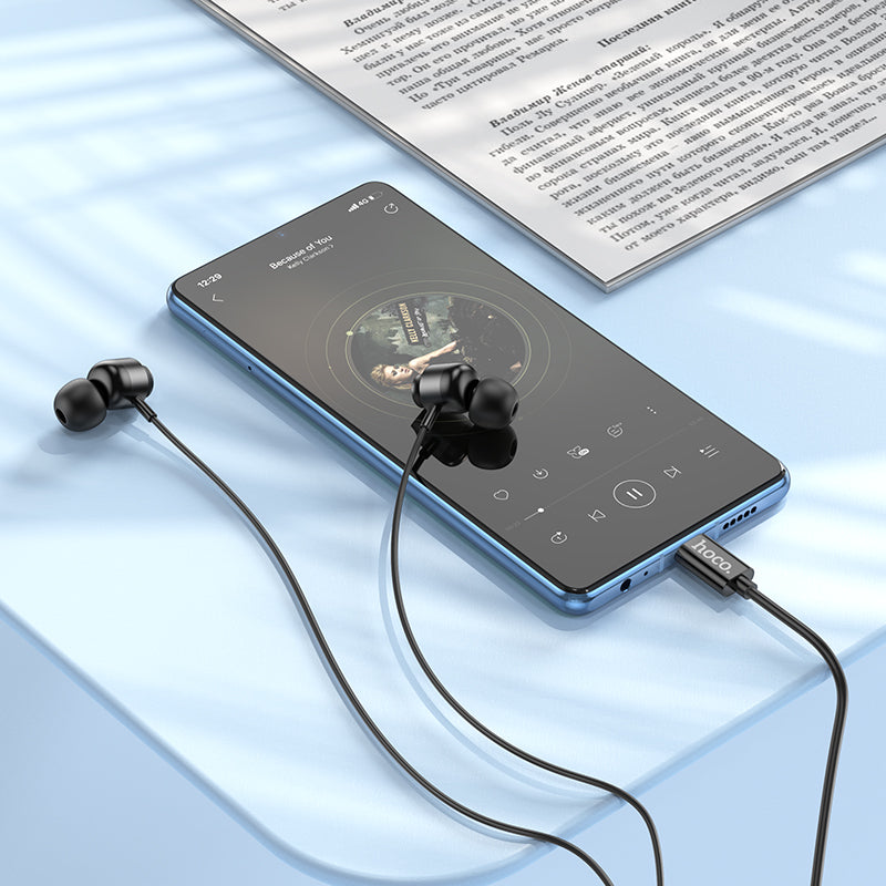 HD_SYNC:M122 Power metal universal digital earphones with microphone Type-C