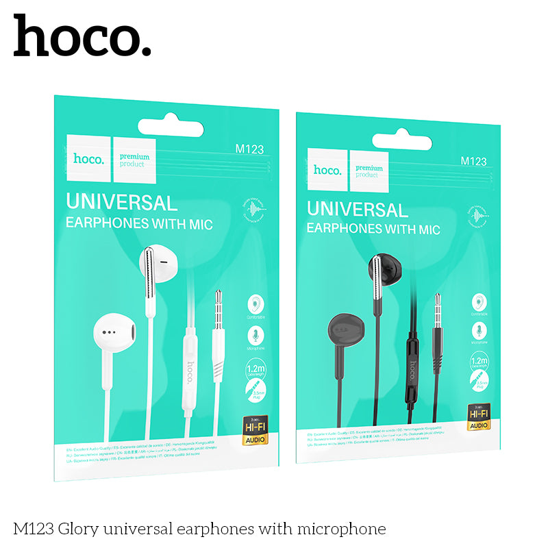 HD_SYNC:M123 Glory universal earphones with microphone