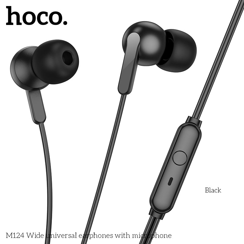 HD_SYNC:M124 Wide universal earphones with microphone