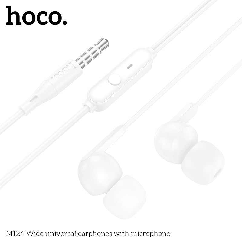 HD_SYNC:M124 Wide universal earphones with microphone