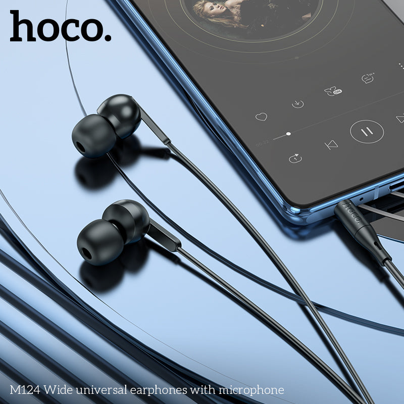 HD_SYNC:M124 Wide universal earphones with microphone