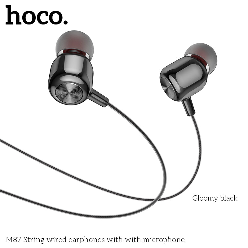 HD_SYNC:M87 String wired earphones with with microphone
