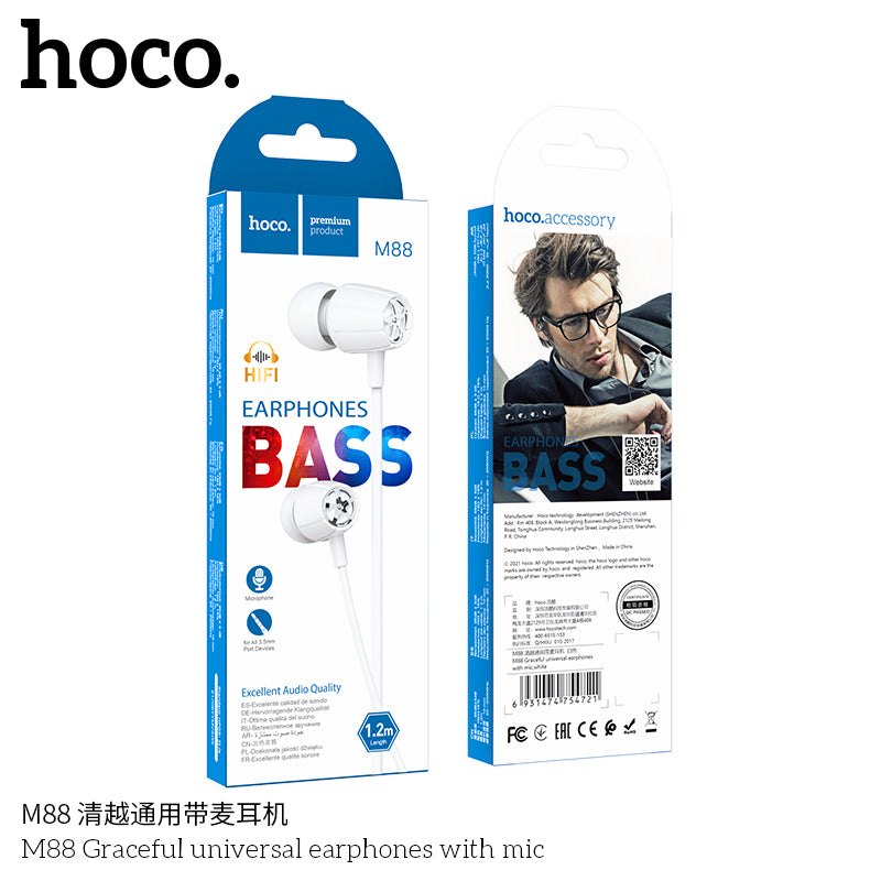 HD_SYNC:M88 Graceful universal earphones with mic
