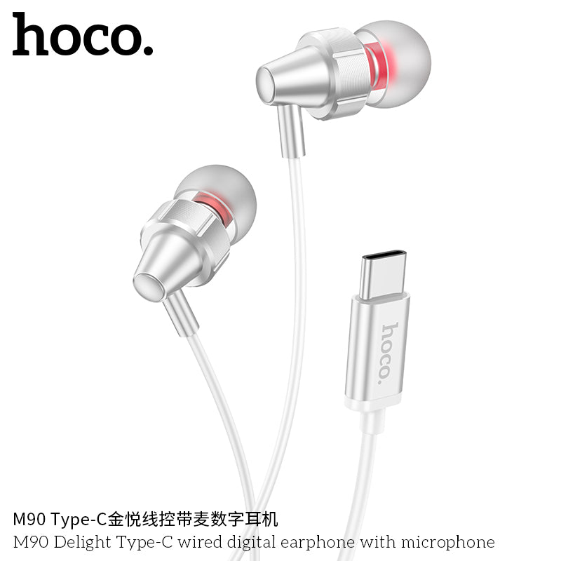 HD_SYNC:M90 Delight Type-C wired digital earphone with microphone