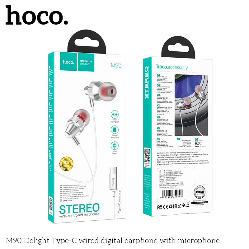 HD_SYNC:M90 Delight wire-controlled earphones with microphone