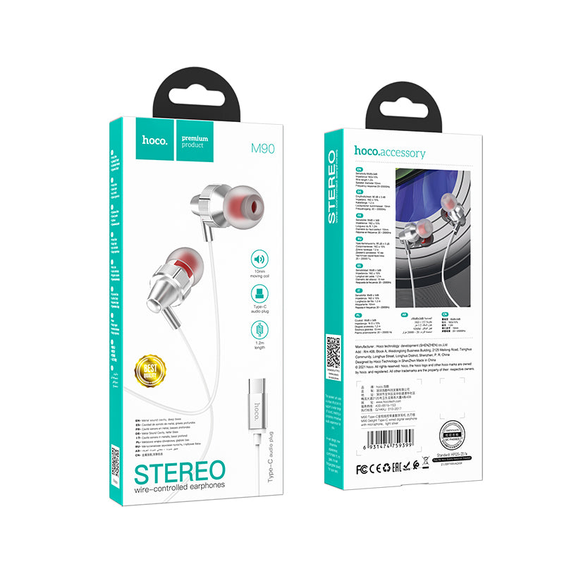HD_SYNC:M90 Delight wire-controlled earphones with microphone