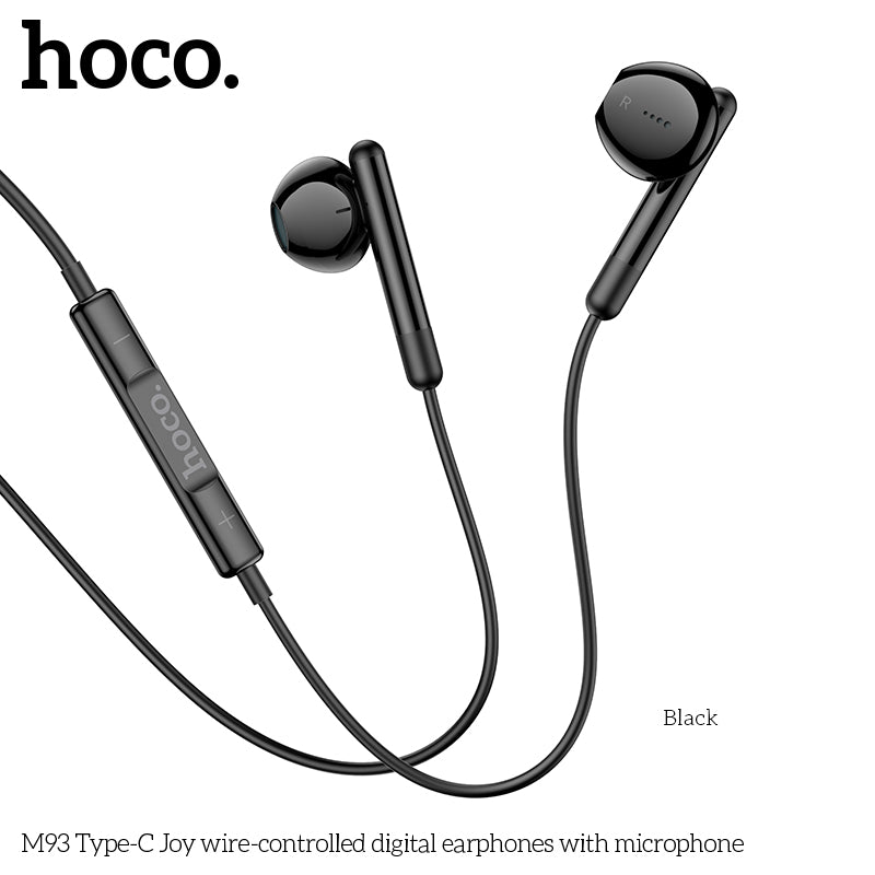 HD_SYNC:M93 Type-C Joy wire-controlled digital earphones with microphone
