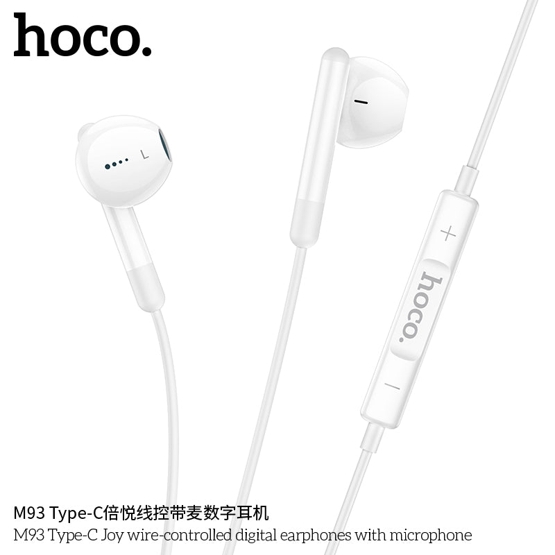 HD_SYNC:M93 Type-C Joy wire-controlled digital earphones with microphone