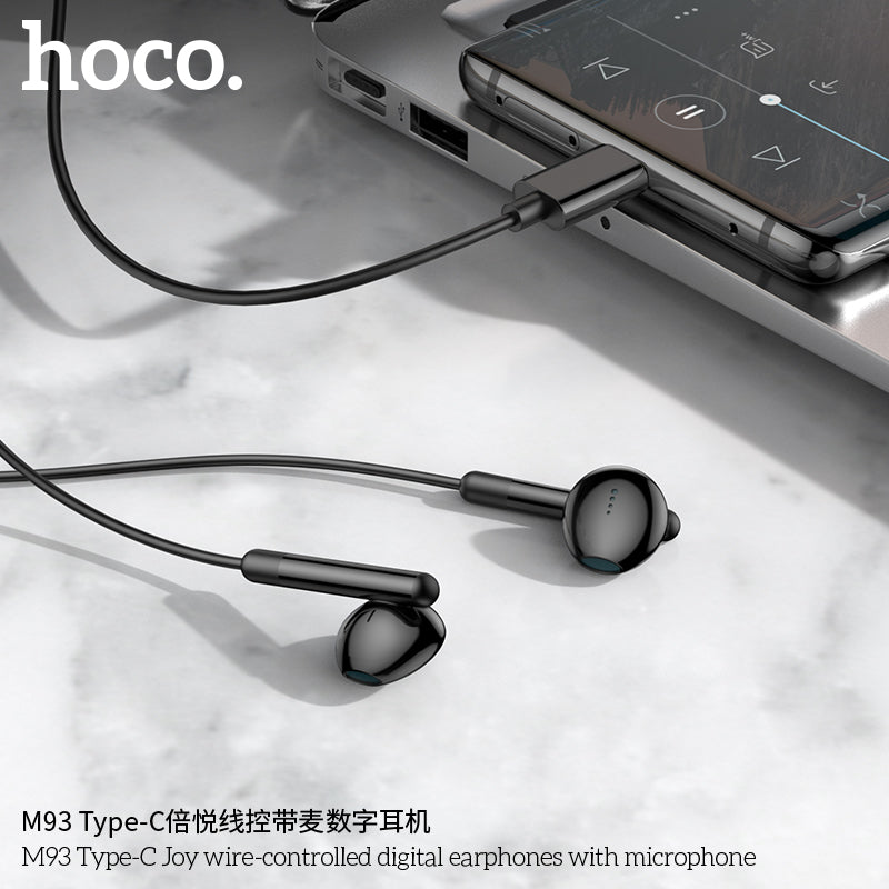 HD_SYNC:M93 Type-C Joy wire-controlled digital earphones with microphone