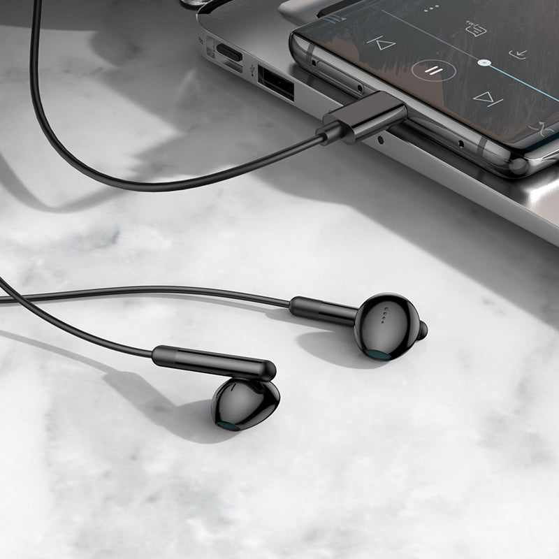 HD_SYNC:M93 Type-C Joy wire-controlled digital earphones with microphone