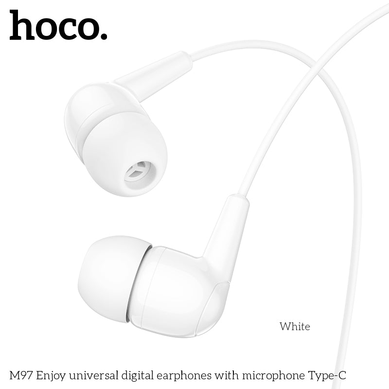 HD_SYNC:M97 Enjoy universal digital earphones with microphone Type-C