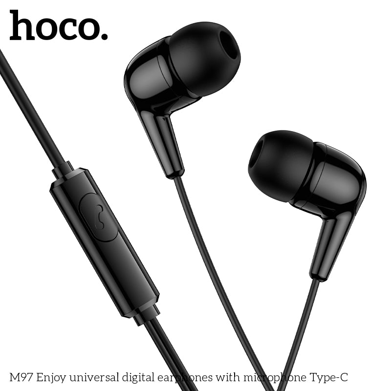 HD_SYNC:M97 Enjoy universal digital earphones with microphone Type-C