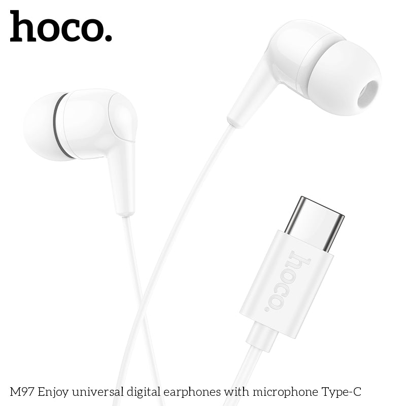HD_SYNC:M97 Enjoy universal digital earphones with microphone Type-C