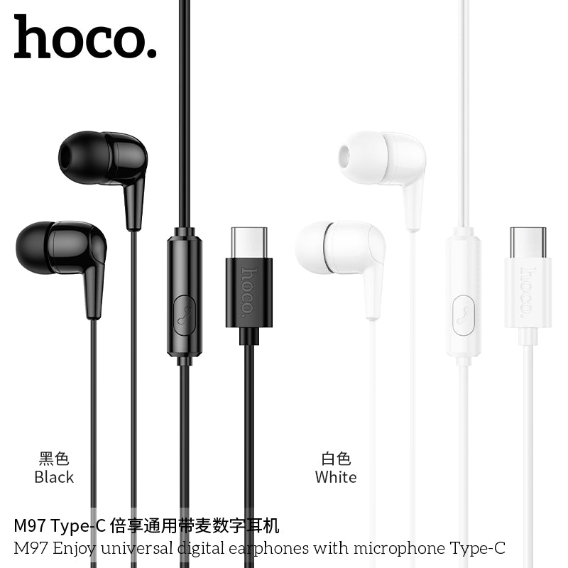 HD_SYNC:M97 Enjoy universal digital earphones with microphone Type-C