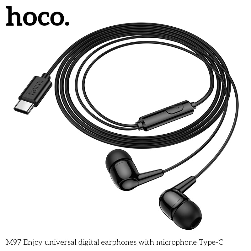 HD_SYNC:M97 Enjoy universal digital earphones with microphone Type-C