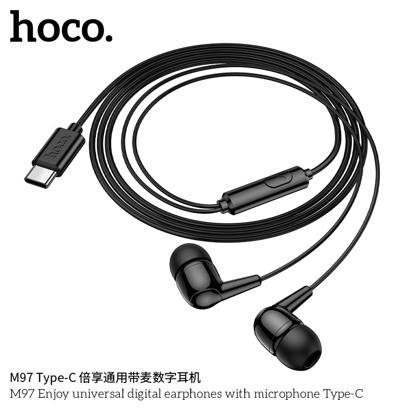 HD_SYNC:M97 Enjoy universal digital earphones with microphone Type-C