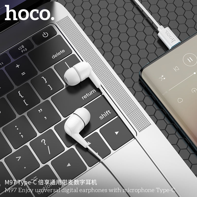 HD_SYNC:M97 Enjoy universal digital earphones with microphone Type-C