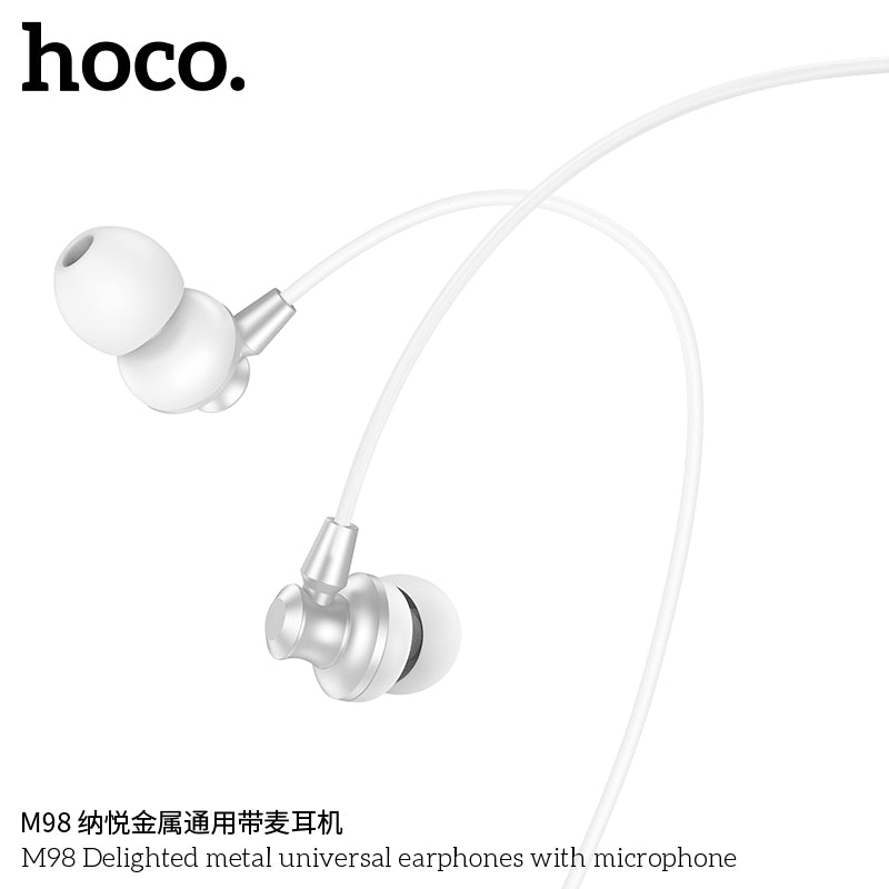 HD_SYNC:M98 Delighted metal universal earphones with microphone