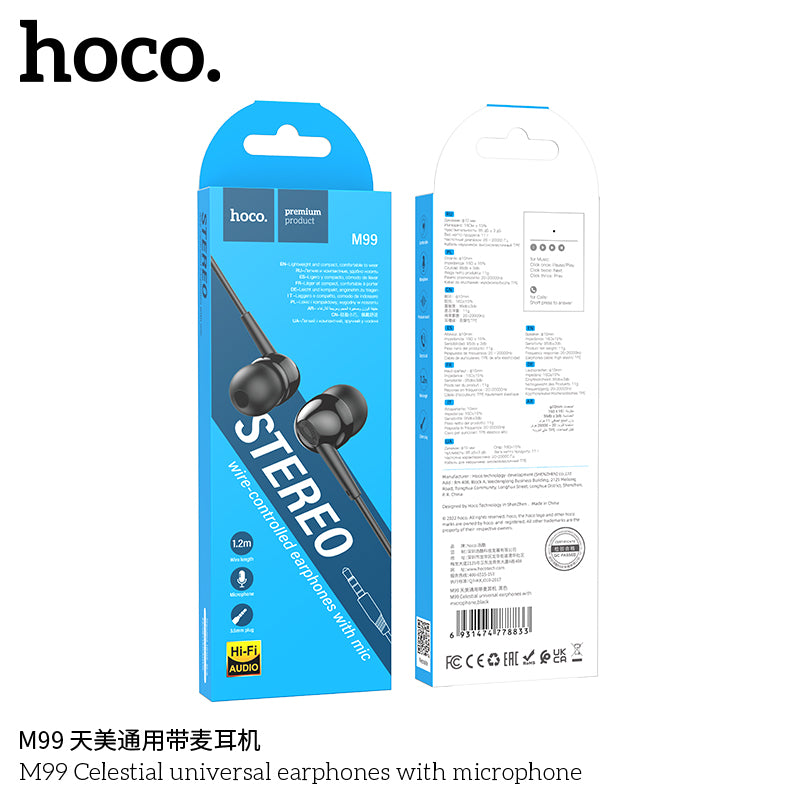 HD_SYNC:M99 Celestial universal earphones with microphone